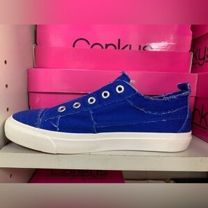 Corkys Blue Canvas Sneakers